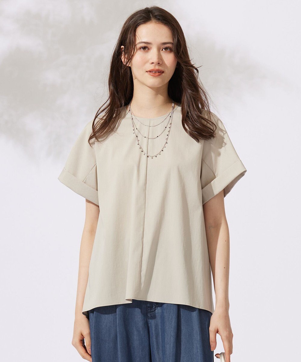 自由区 【カタログ掲載・セットアップ対応・接触冷感・UVケア・洗える】ファンクショナルクロス ブラウス 