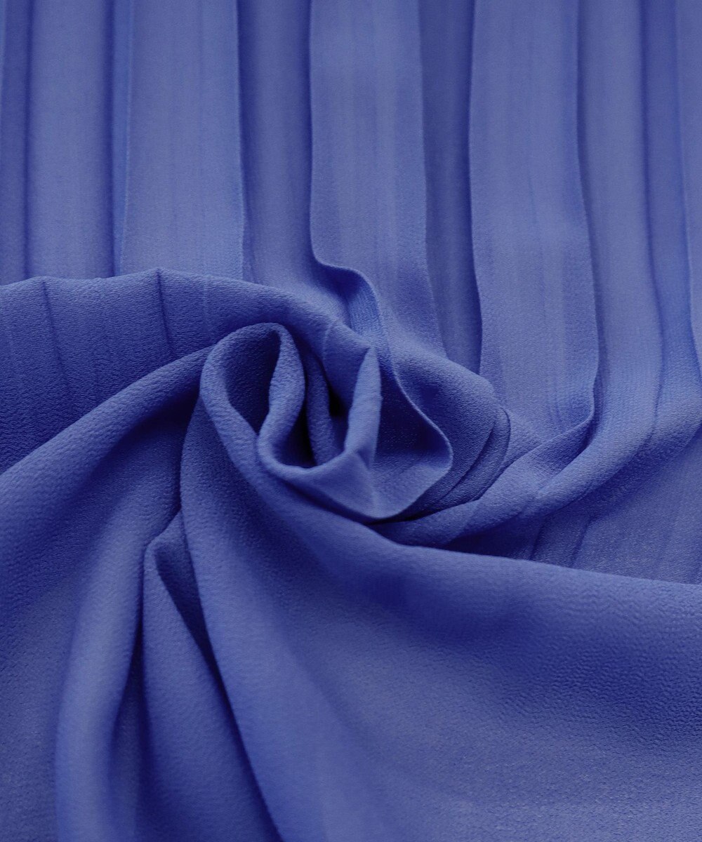 Tiaclasse L 【洗える/ウエストゴム】 ジョーゼットプリーツスカート 