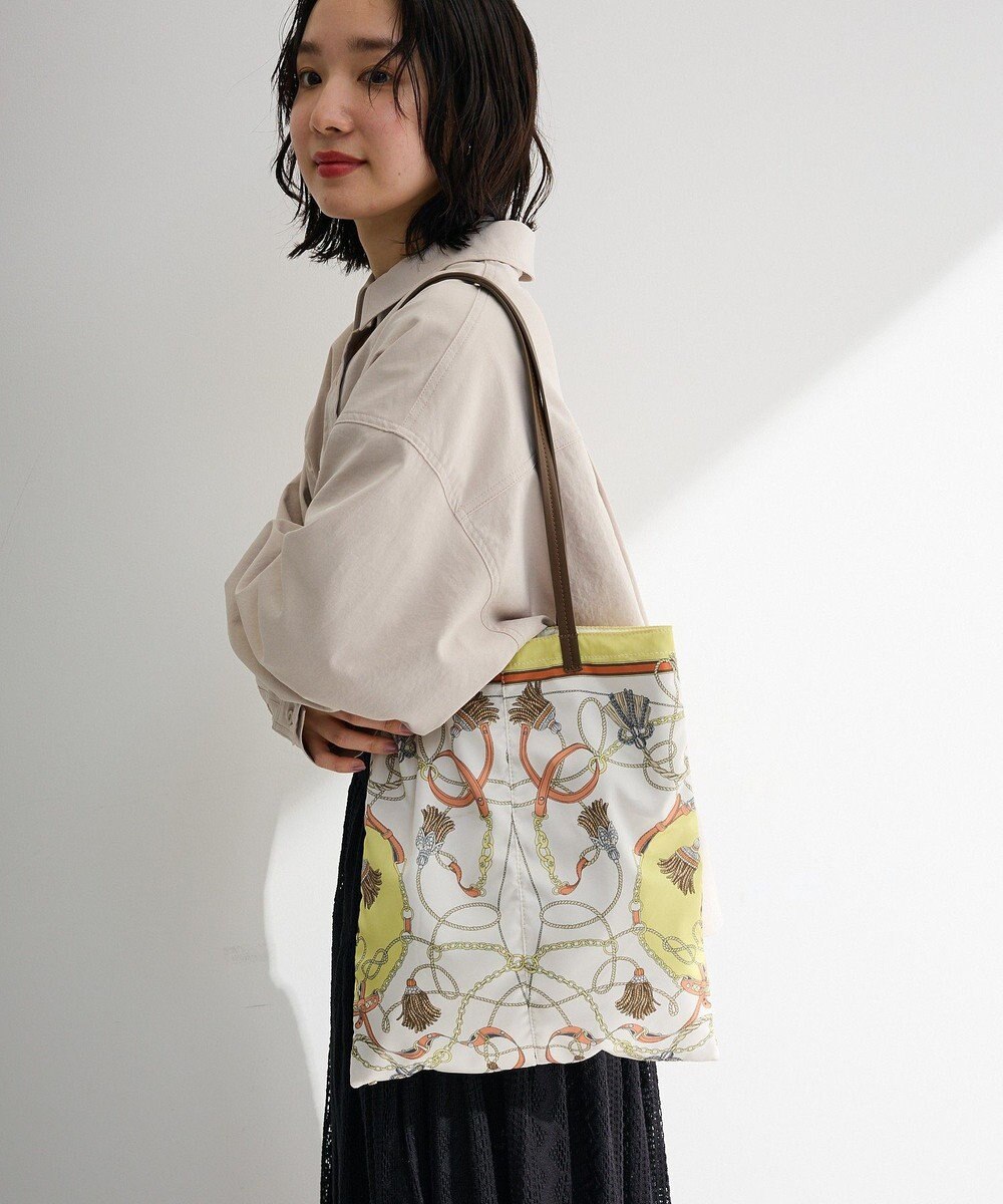 Green Parks スカーフ柄トート 