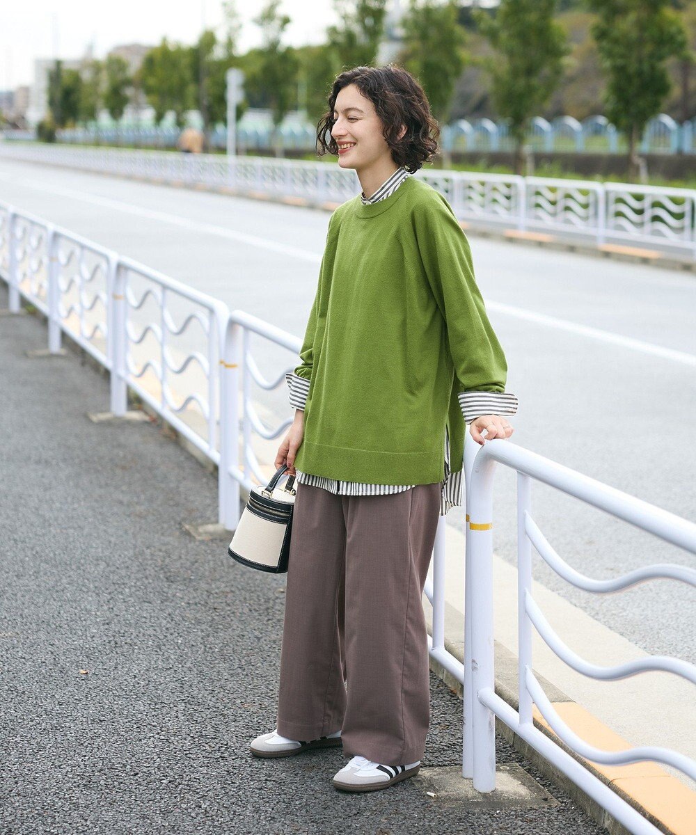 CRAFT STANDARD BOUTIQUE 洗える/とてもちラグランニットプルオーバー 
