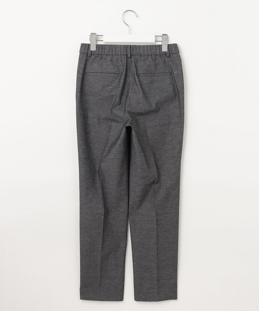 23区 【セットアップ対応/洗える】コットンリネン オックスストレッチ テーパード パンツ 