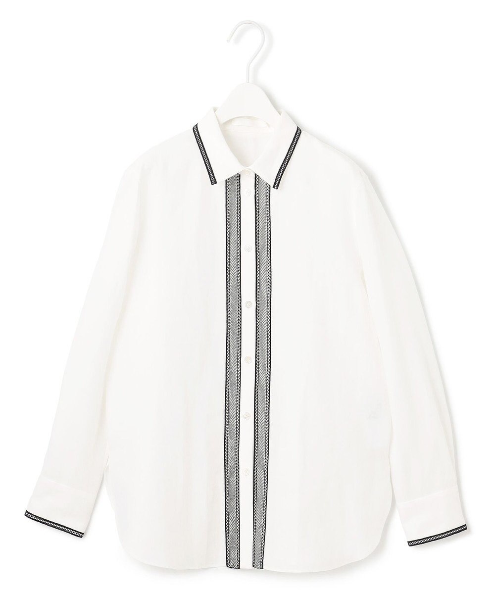 ICB 【日本製】 コットンリネンタンブラー ブラウス 