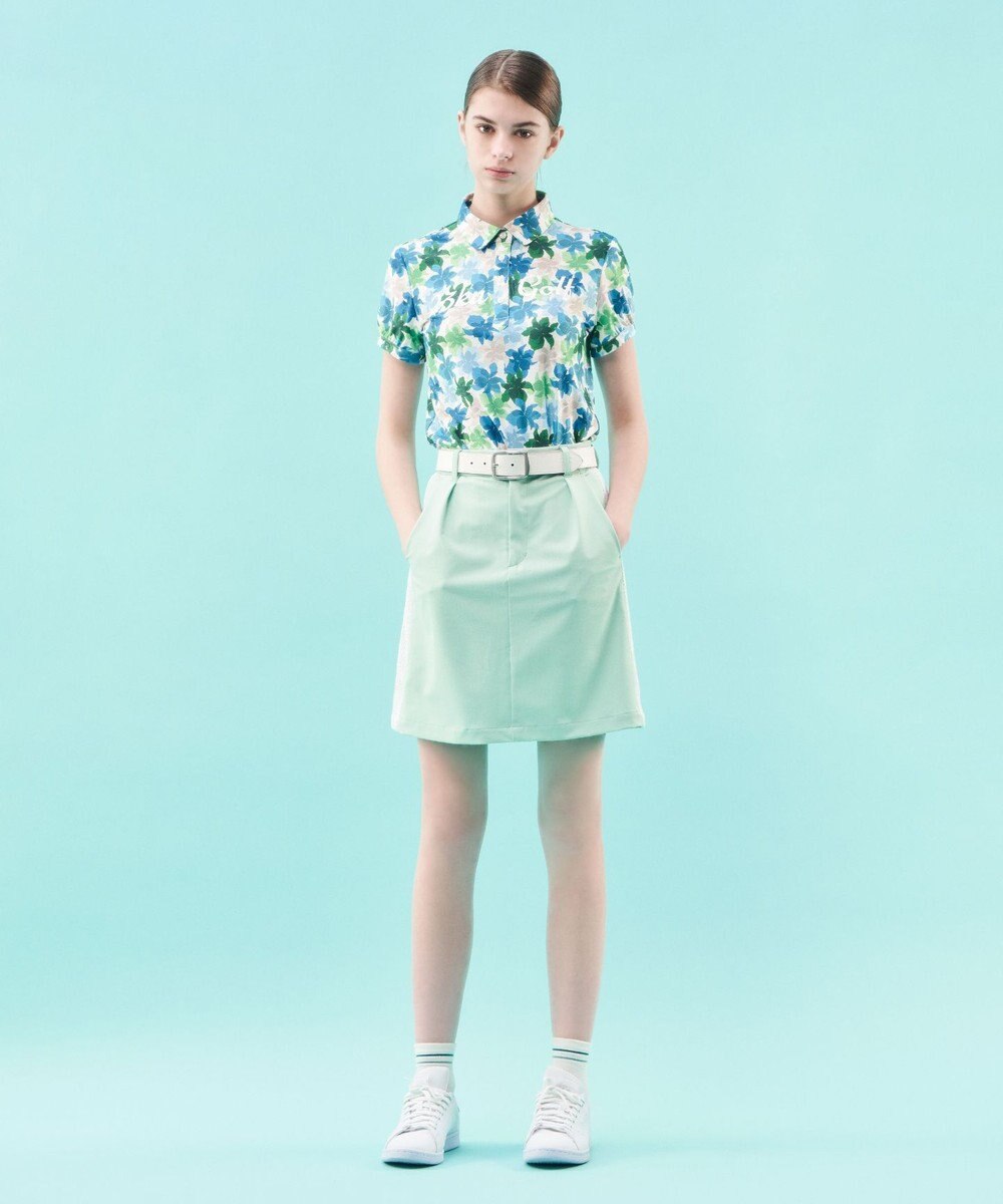 23区GOLF 【WOMEN】【ストレッチ】バックドビー×メッシュロゴスカート 