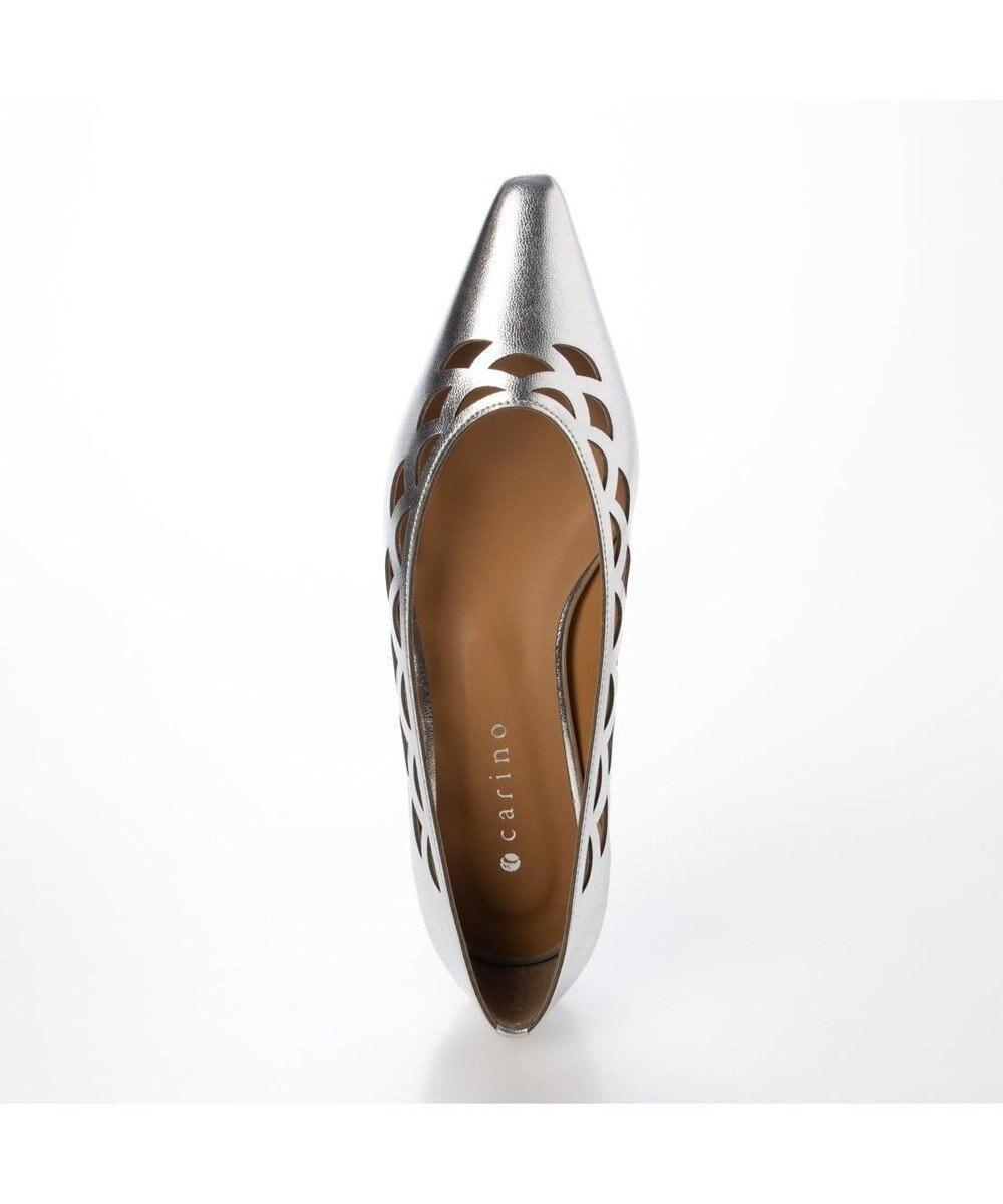 MODE ET JACOMO <carino>レーザーカットフラットパンプス 