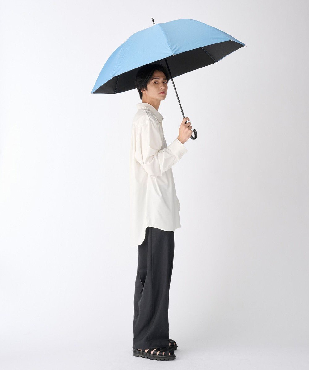 MOONBAT ハニカム断熱パラソル 無地 長傘  晴雨兼用 日傘 遮光率100％ UV100％ 遮熱 耐風 60cm 