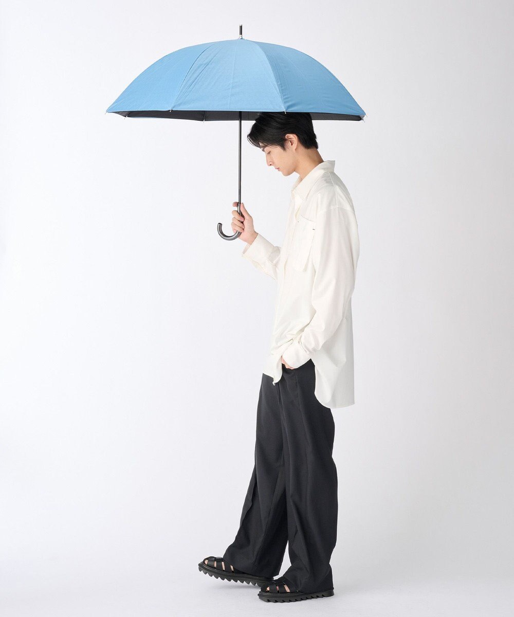 MOONBAT ハニカム断熱パラソル 無地 長傘  晴雨兼用 日傘 遮光率100％ UV100％ 遮熱 耐風 60cm 