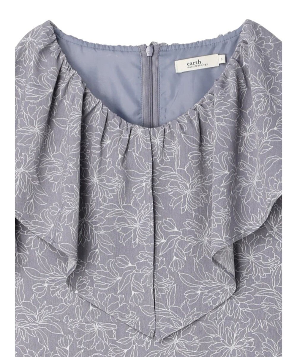 earth music&ecology ２ＷＡＹ　フリルスリーブワンピース 