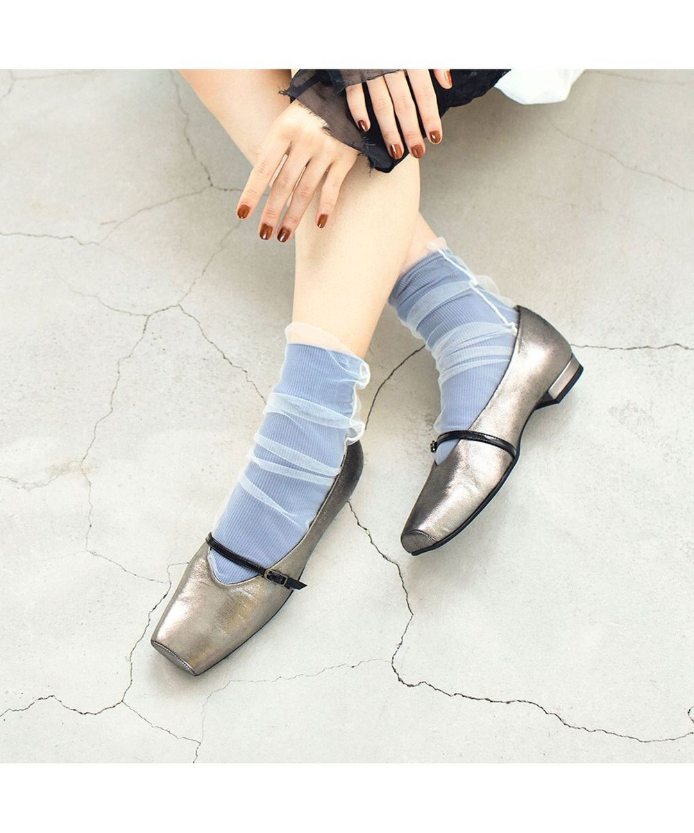 MODE ET JACOMO <MODE ET JACOMO>スクエアトゥメリージェーンパンプス 