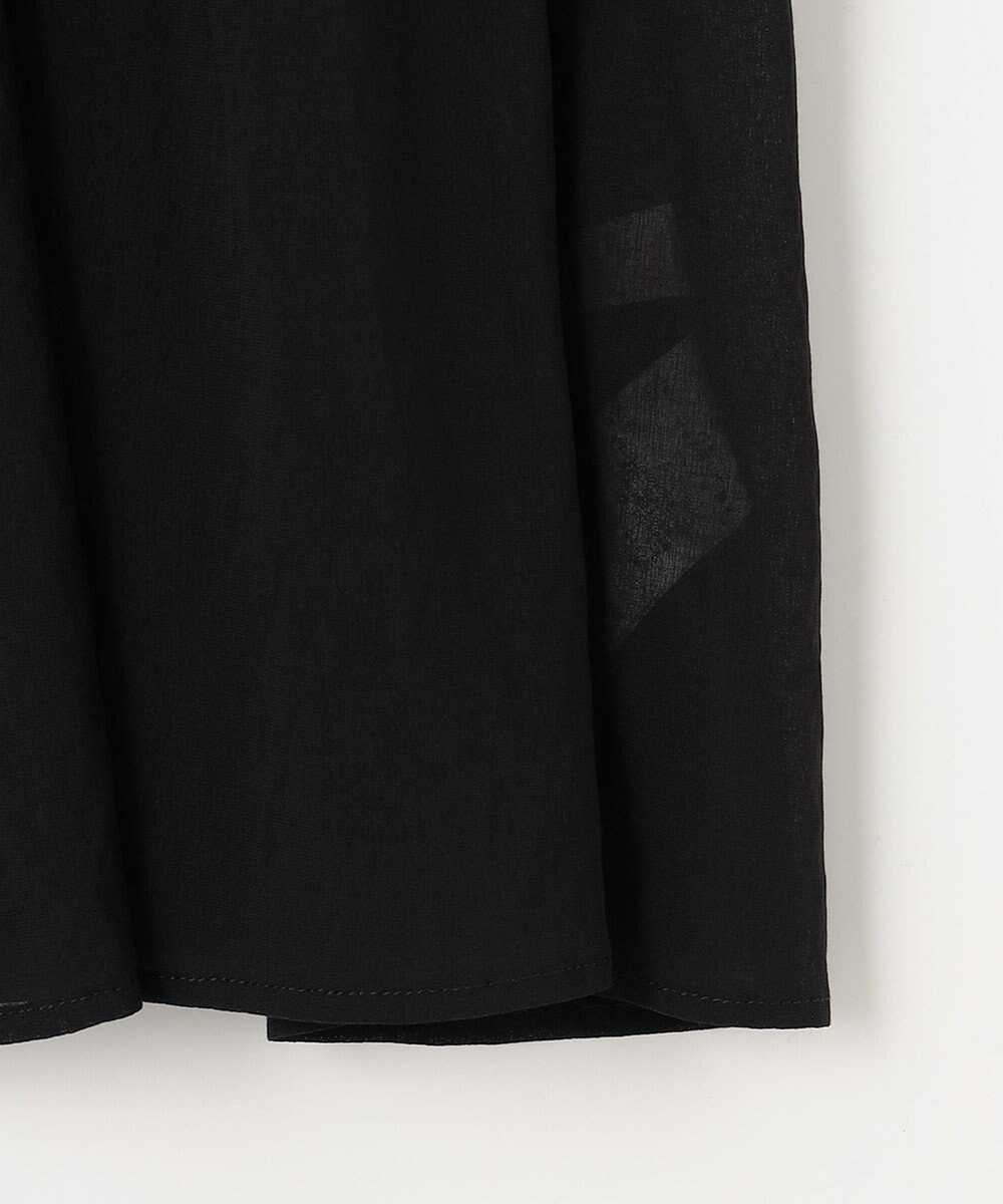 ANY SIS 【洗える】シアーヴィンテージライクラッフル ブラウス 