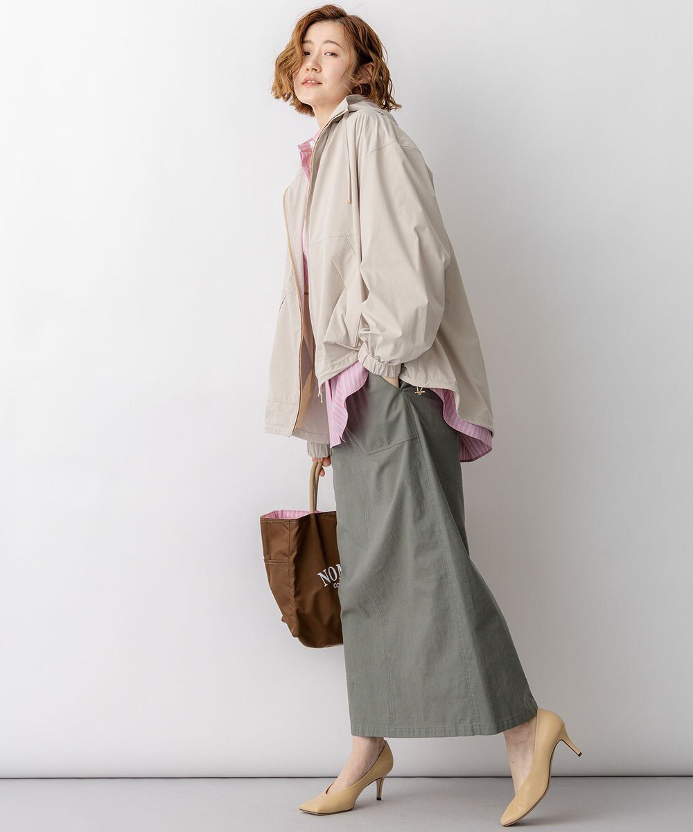 23区 【先行予約】2WAY ストレッチタフタ ボリュームスリーブブルゾン 