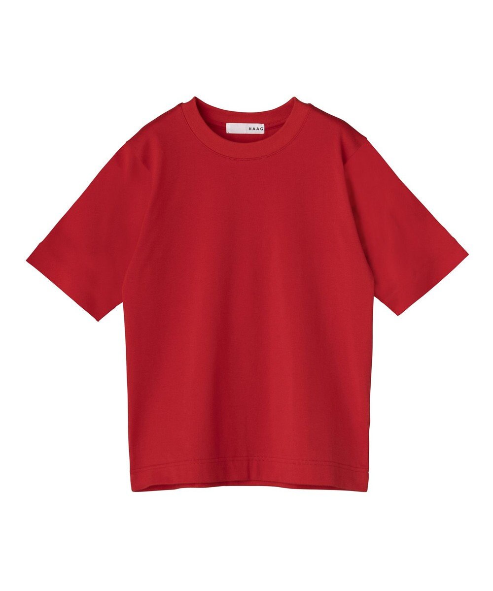 HAAG スマイルコットン BACK RIB T-SHIRTS Tシャツ 