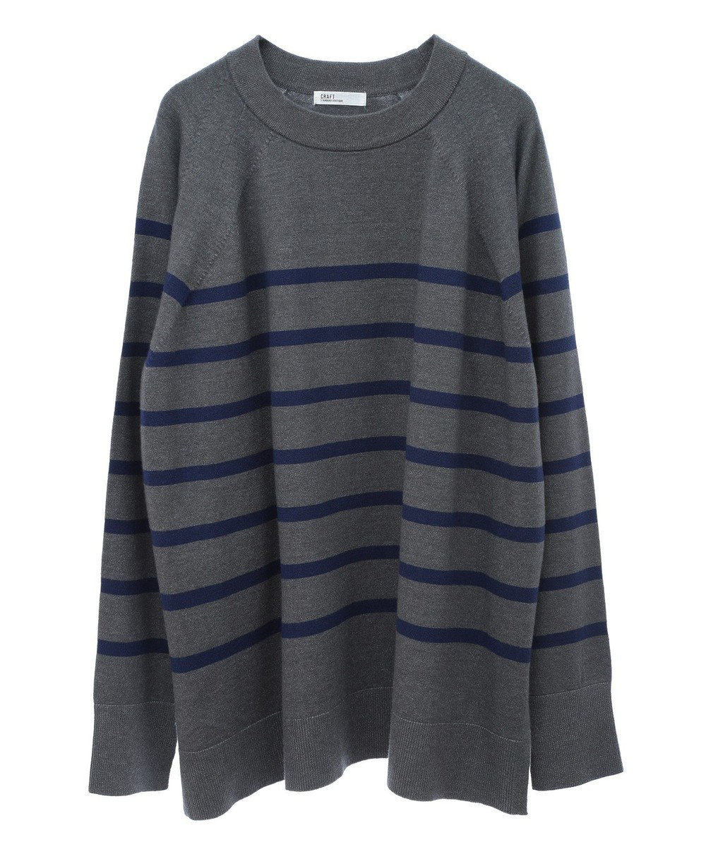 CRAFT STANDARD BOUTIQUE 洗える/とてもちラグランニットプルオーバー 