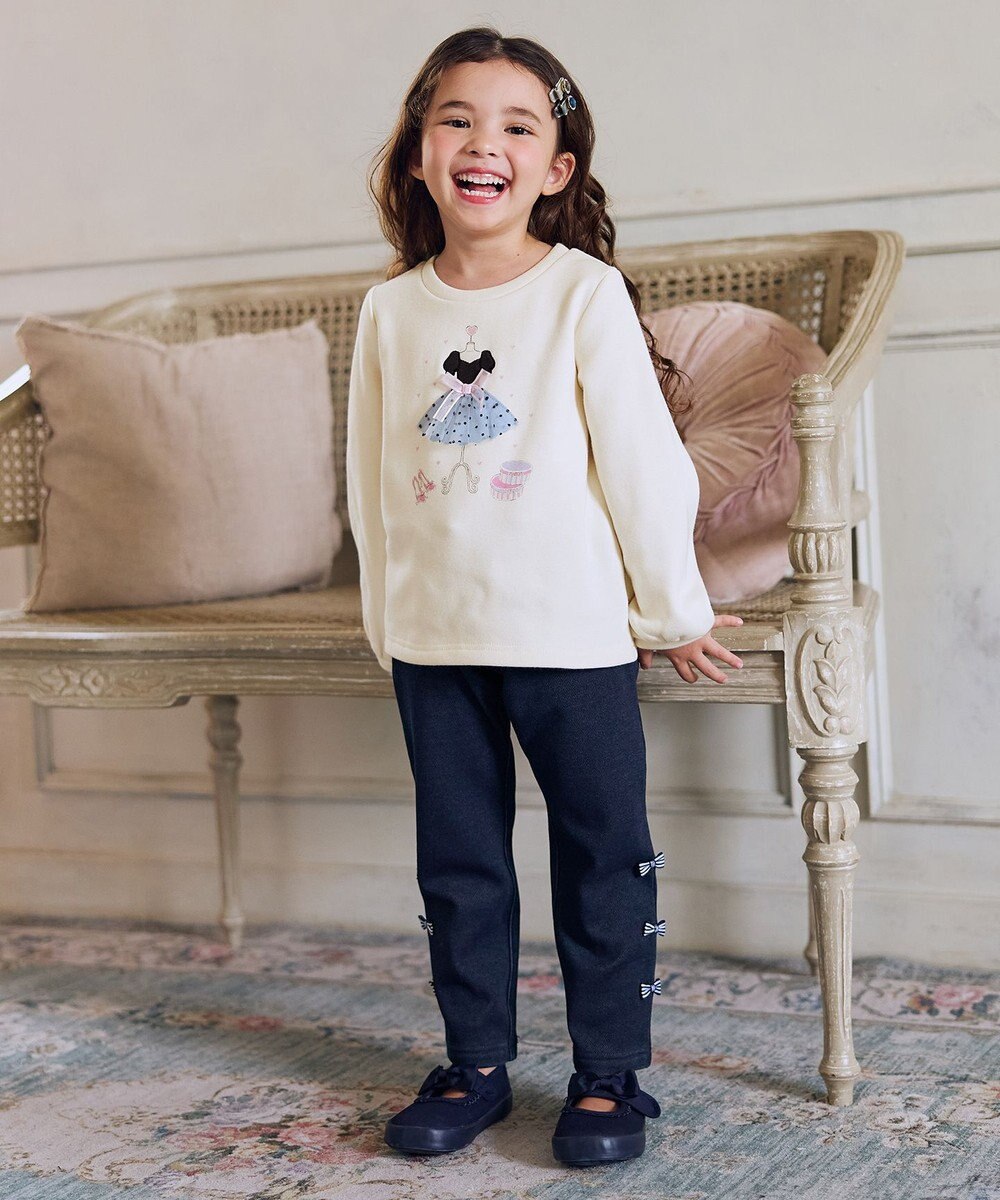 ANY KIDS ドレスモチーフ 裏シャギー トレーナー 