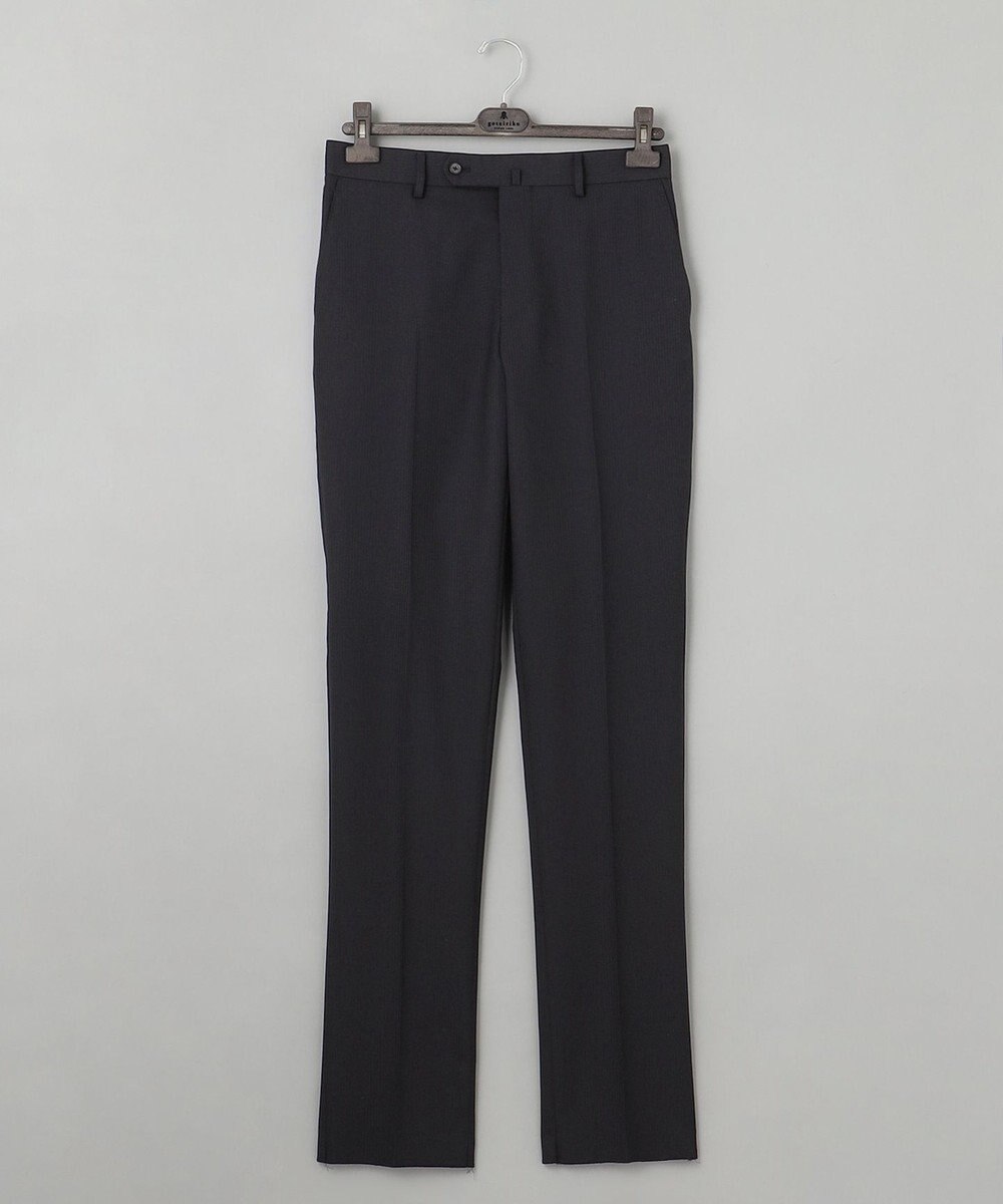 GOTAIRIKU オールシーズン対応【御幸毛織】WOOL×SOLOTEX ストレッチスーツ（ブラックストライプ） 