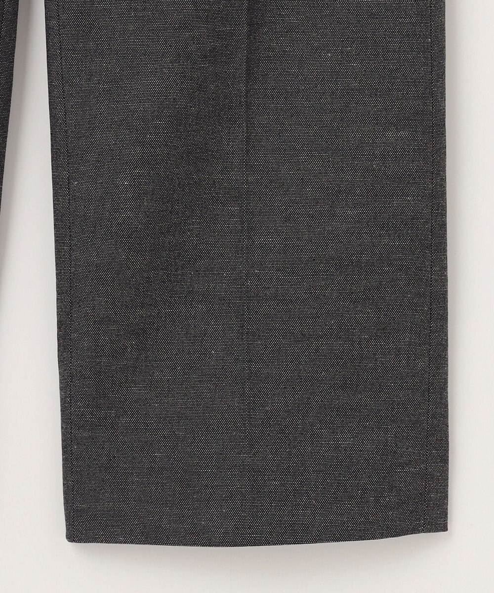 23区 【セットアップ対応/洗える】コットンリネン オックスストレッチ テーパード パンツ 