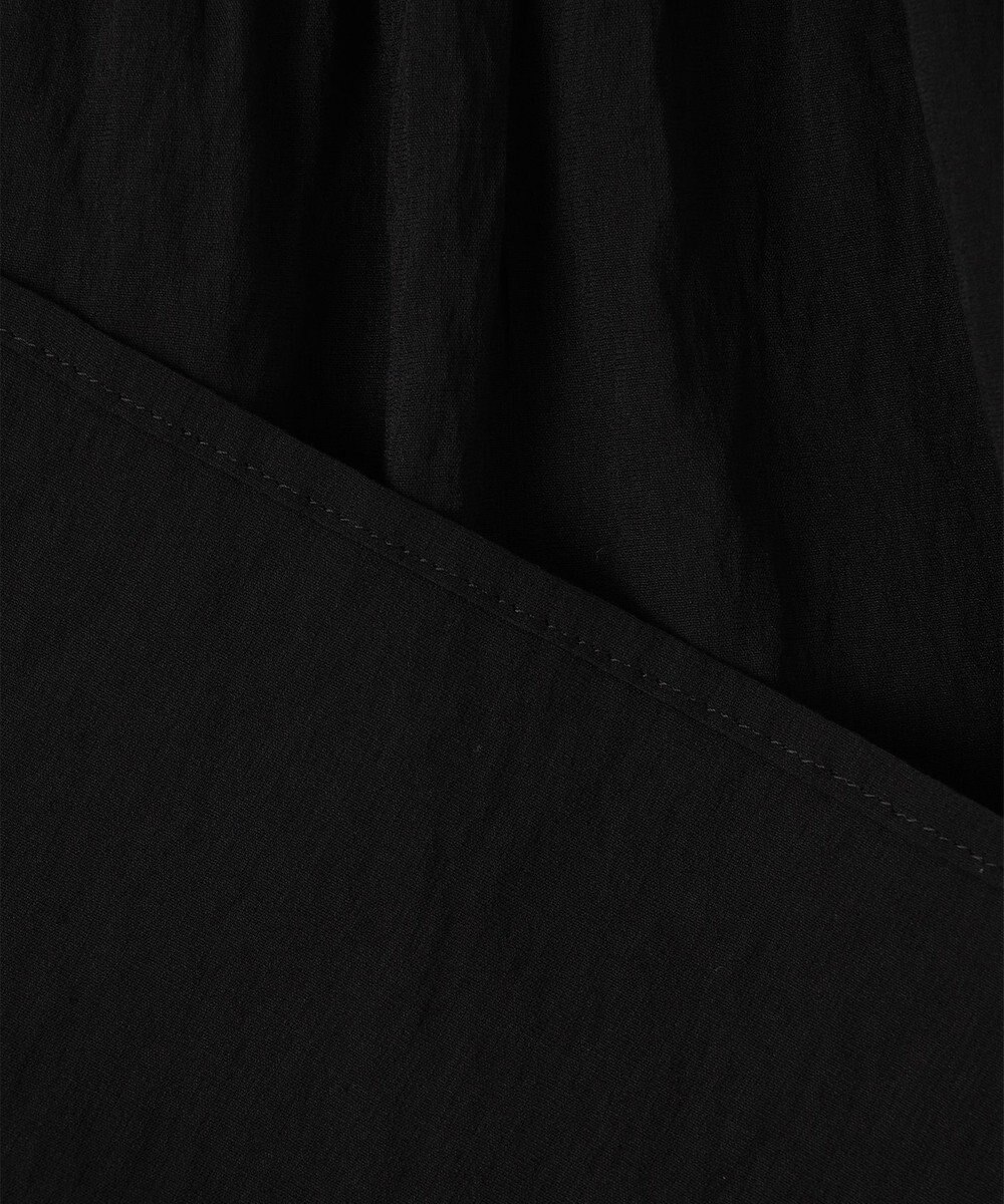 ANY SIS 【洗える】シアーヴィンテージライクラッフル ブラウス 