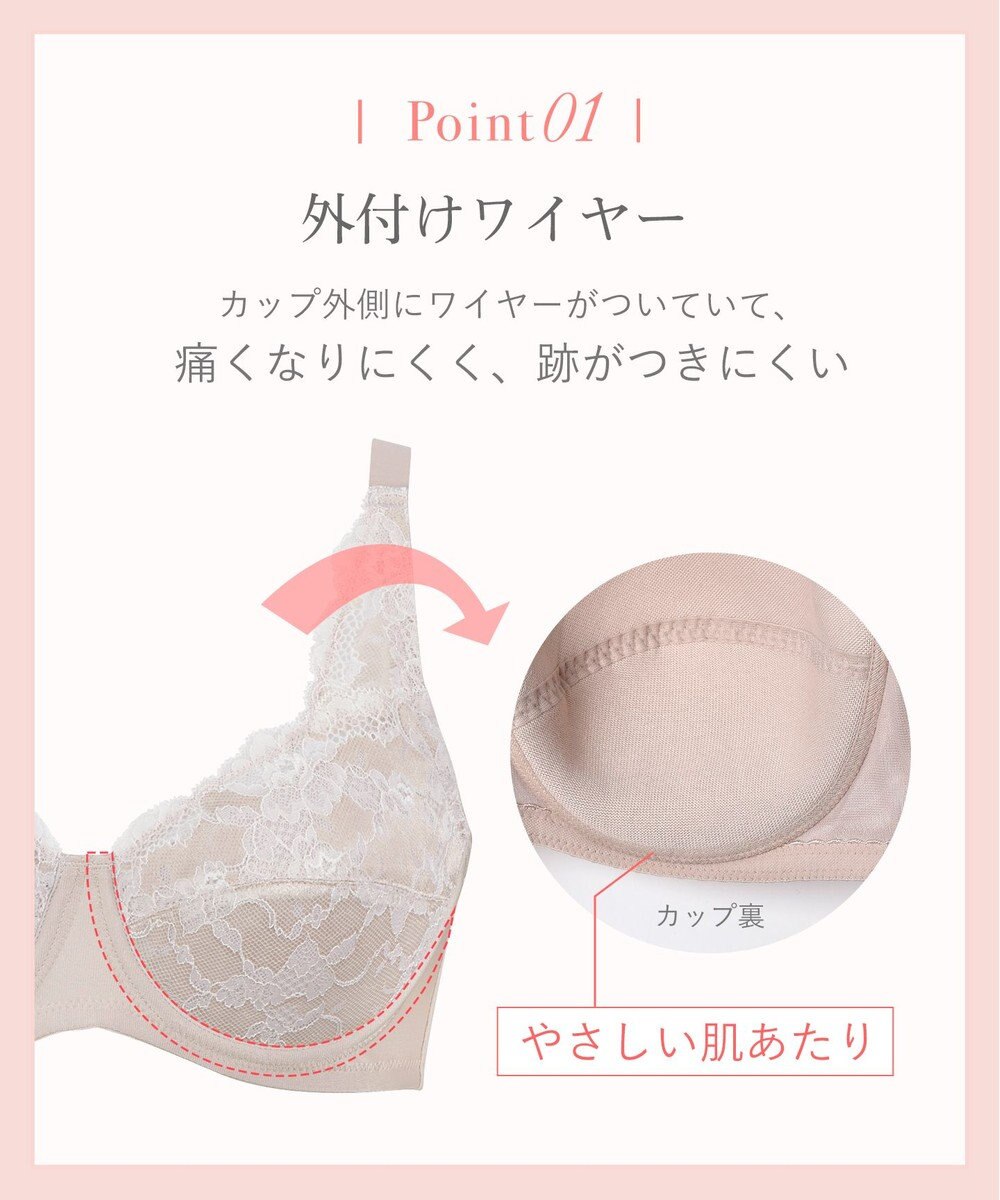 Wing フルカップブラ　肌あたりがやさしい　ウイング／ワコール　NB2703 