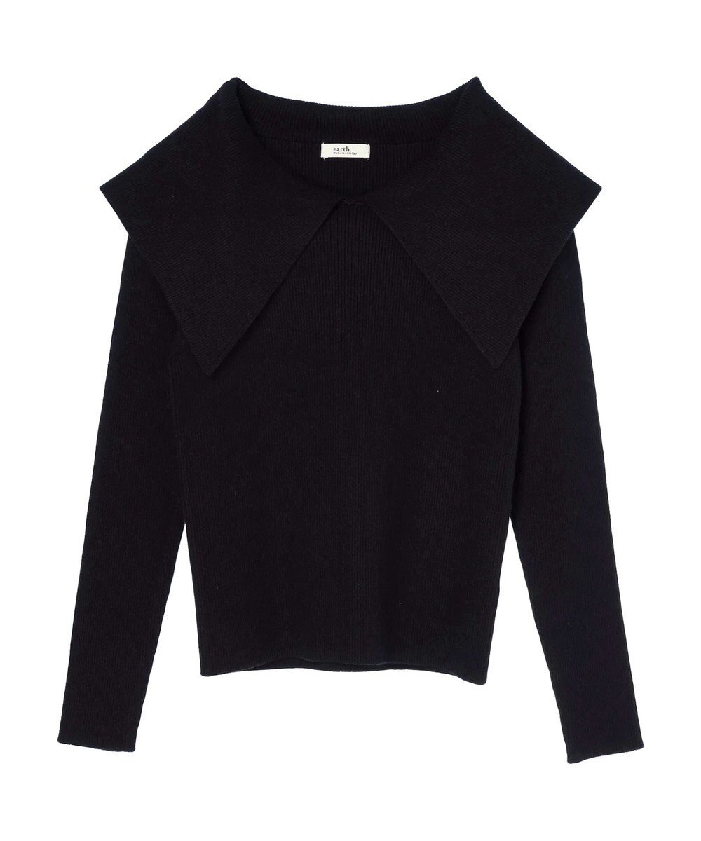 earth music&ecology ＢＩＧカラーニットプルオーバー 