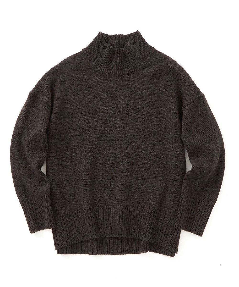 23区 L 【好評につき新色追加/CLASSY.1月号掲載】ウールカシミヤブレンド スタンドネック ニット 