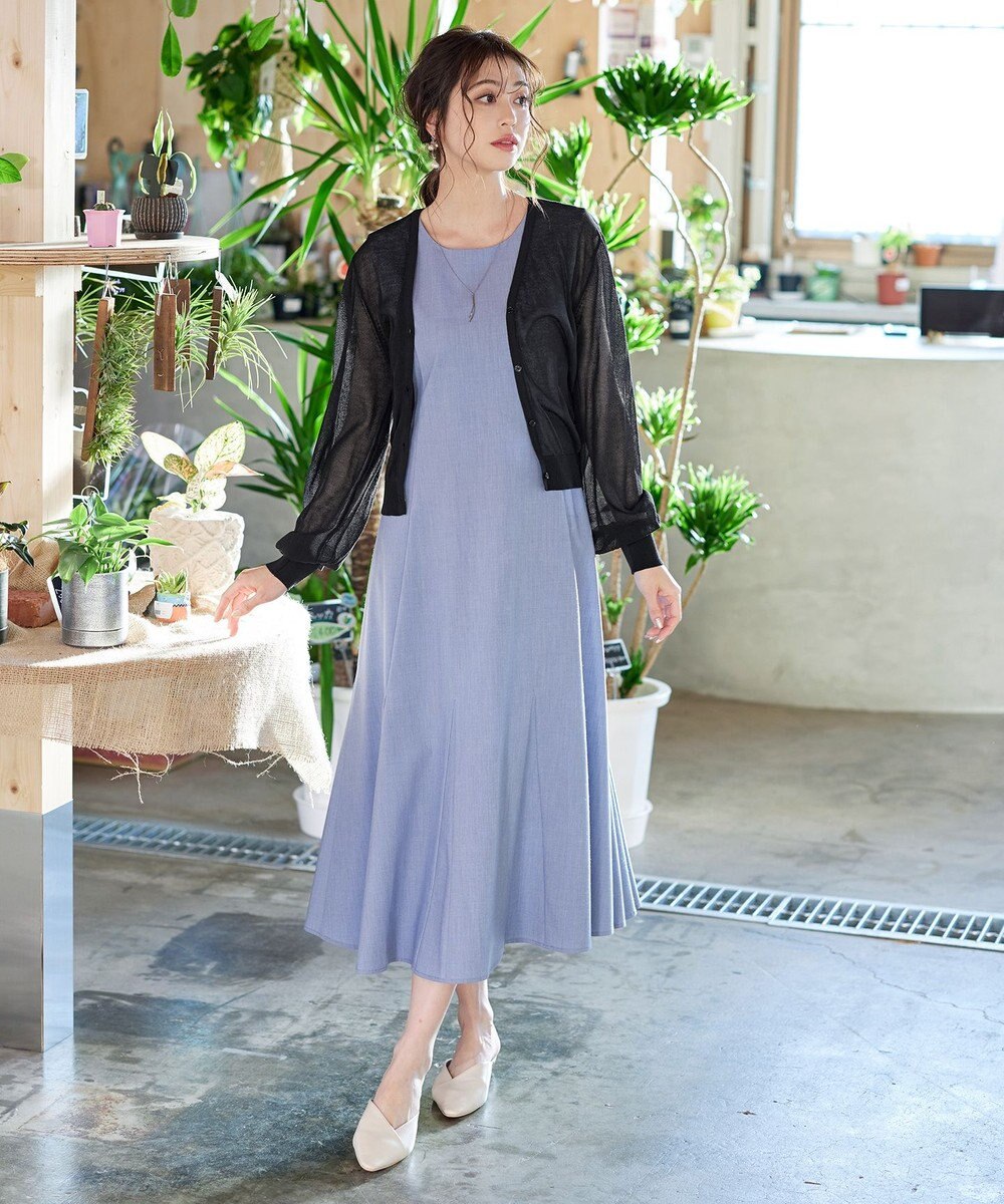 Tiaclasse 【日本製】大人上品なフラットカーブバーネックレス 