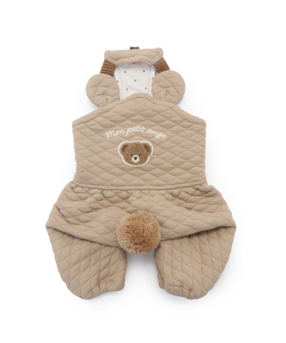 PET PARADISE ペットパラダイス くまちゃん キルト オーバーオール 小型犬 