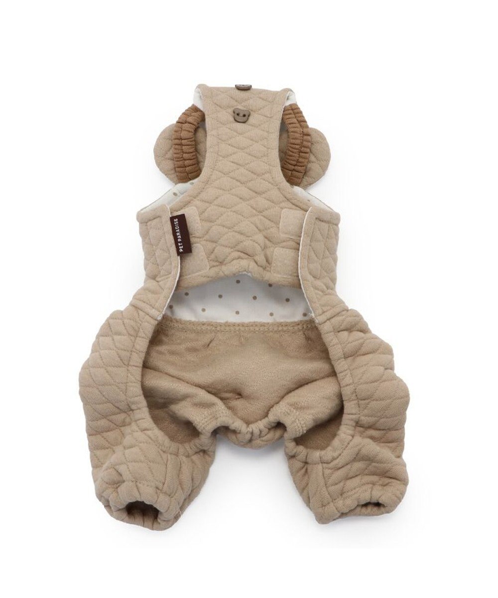 PET PARADISE ペットパラダイス くまちゃん キルト オーバーオール 小型犬 