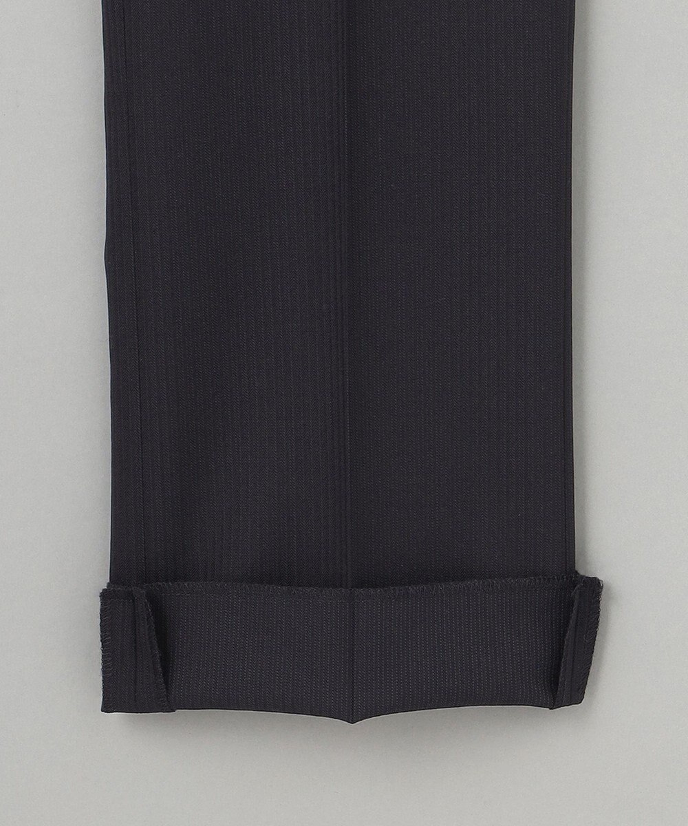 GOTAIRIKU オールシーズン対応【御幸毛織】WOOL×SOLOTEX ストレッチスーツ（ブラックストライプ） 