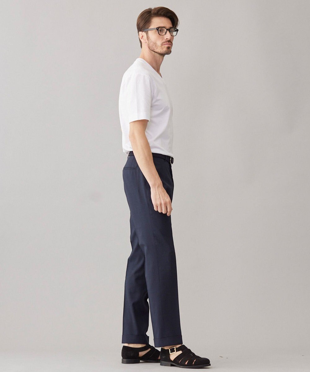 GOTAIRIKU ビジネスインナー/下着兼用【パックT】5.6oz 綿100％ スムース光沢加工 Tシャツ（Vネック/2枚セット） 