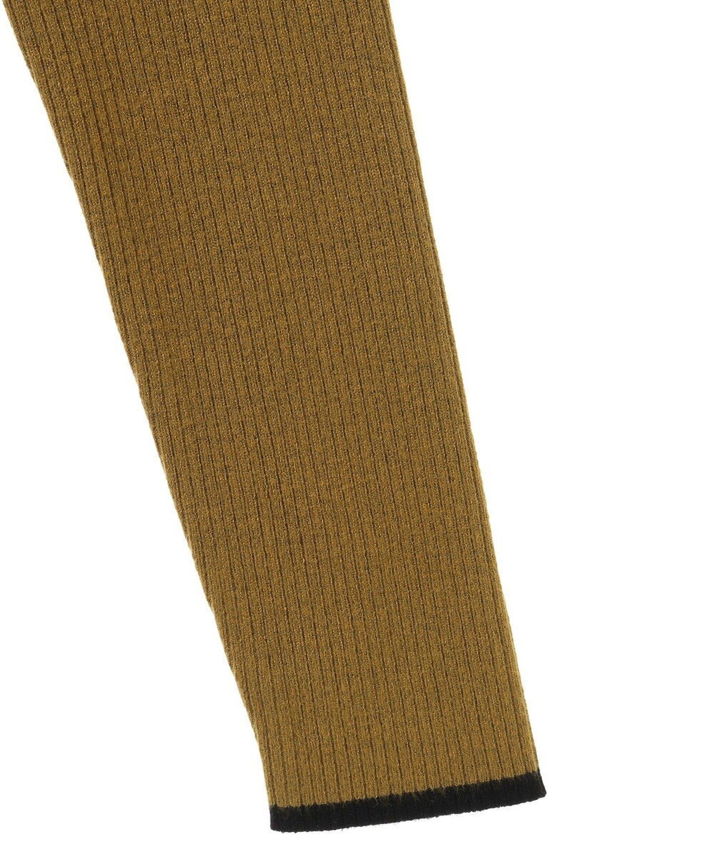 Green Parks もちっと袖配色ボートネックニットプルオーハ 