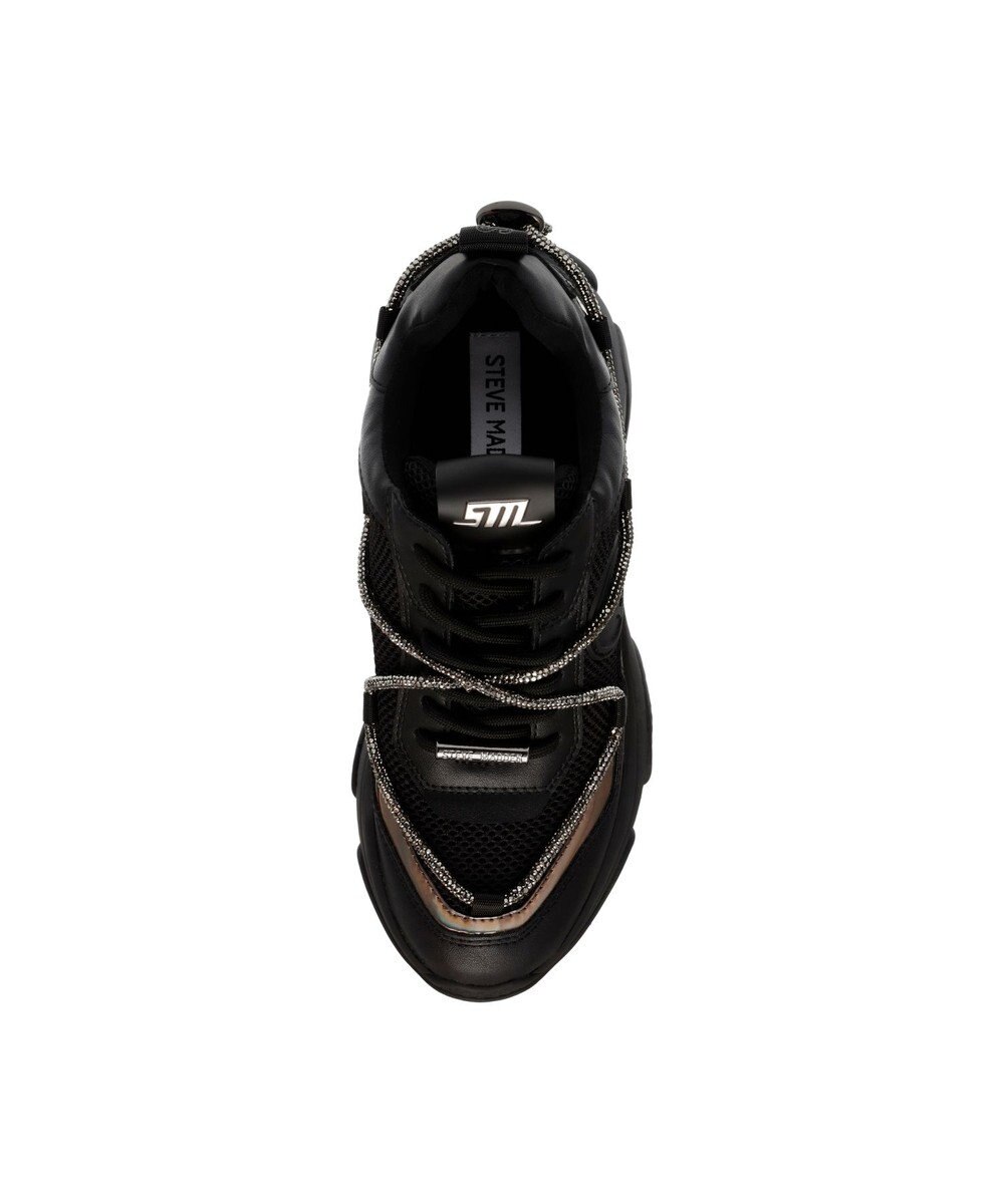 STEVE MADDEN MOTOCROSS ラインストーンダッドスニーカー 