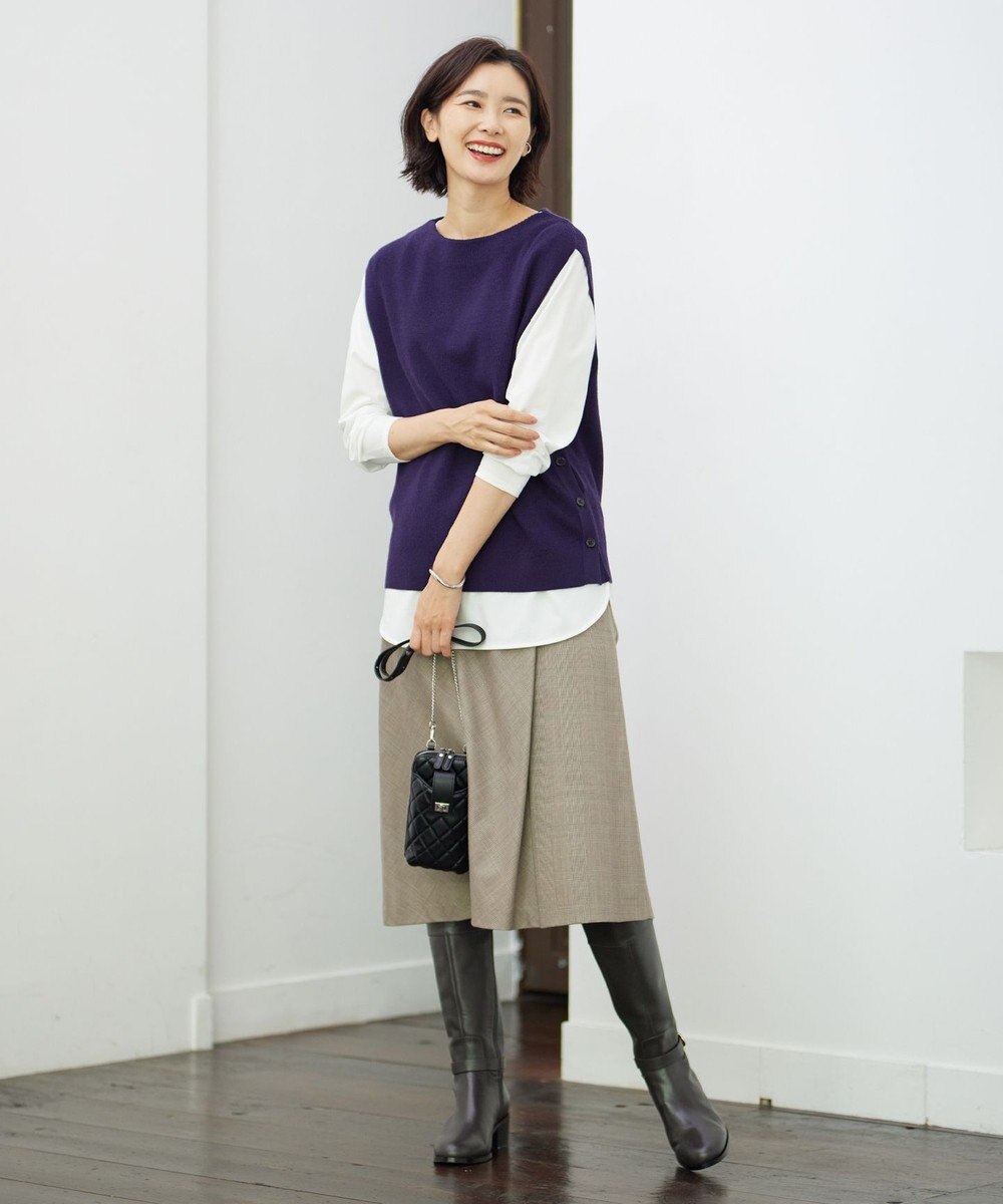 J.PRESS LADIES キルティング スマホポシェット 