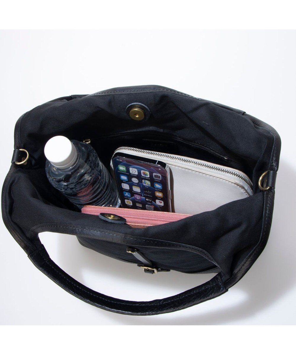 UNBILLION ペルケ perche / 姫路レザー×パラフィンキャンバス2wayトートS 