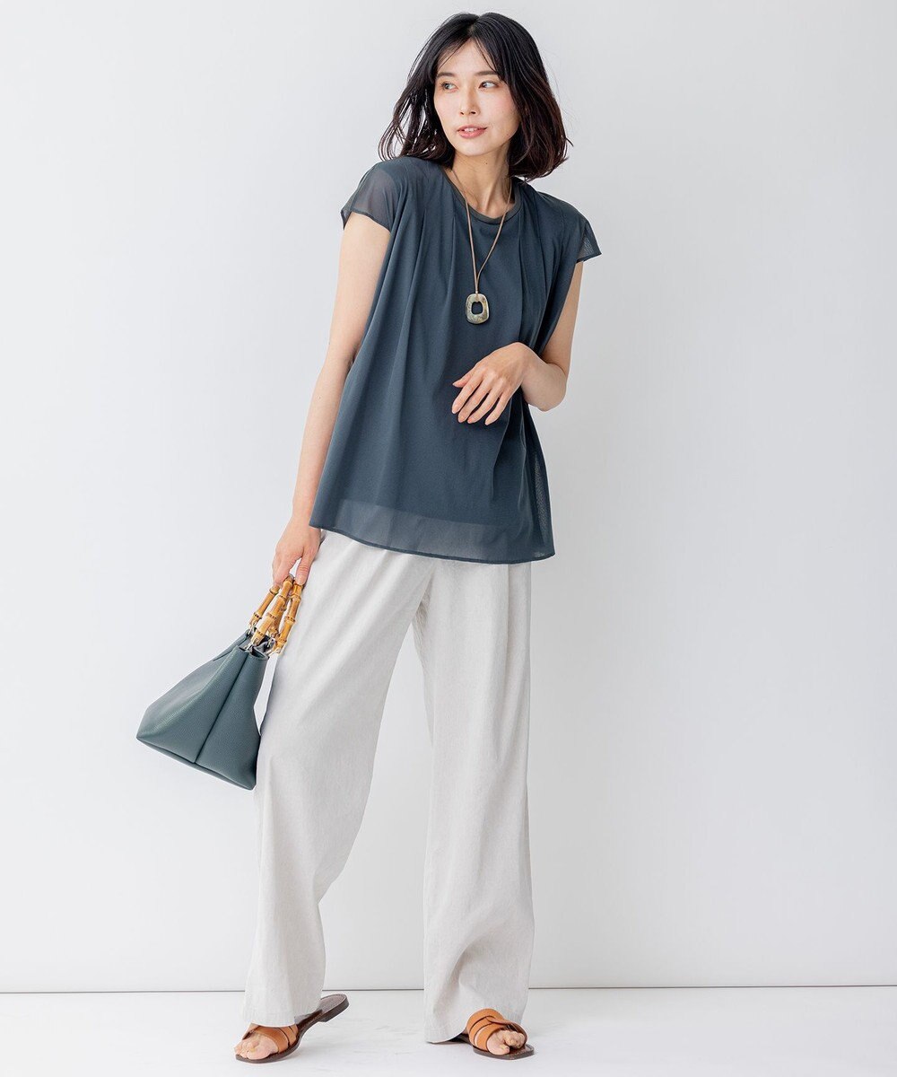 23区 バンブーハンドルトートバッグ 