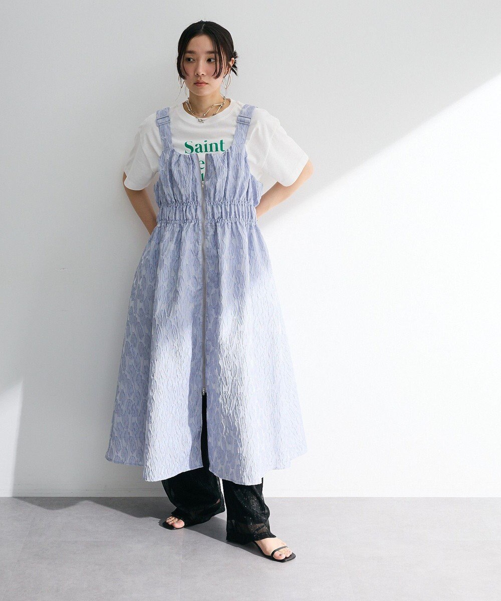 Green Parks 多段フェミニンロゴボックスＴシャツ 