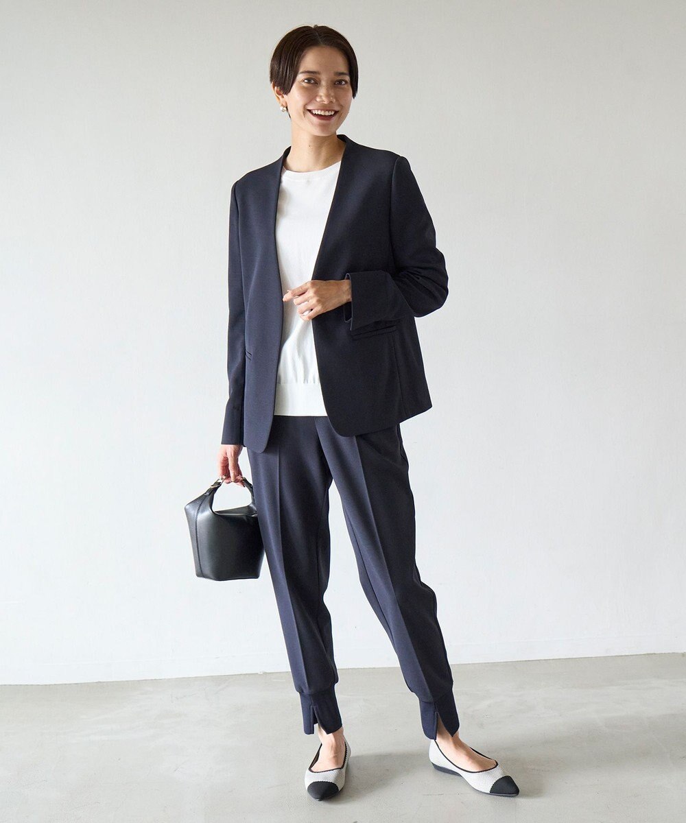 UNFILO BEAUTY MOVE ノーカラージャケット 