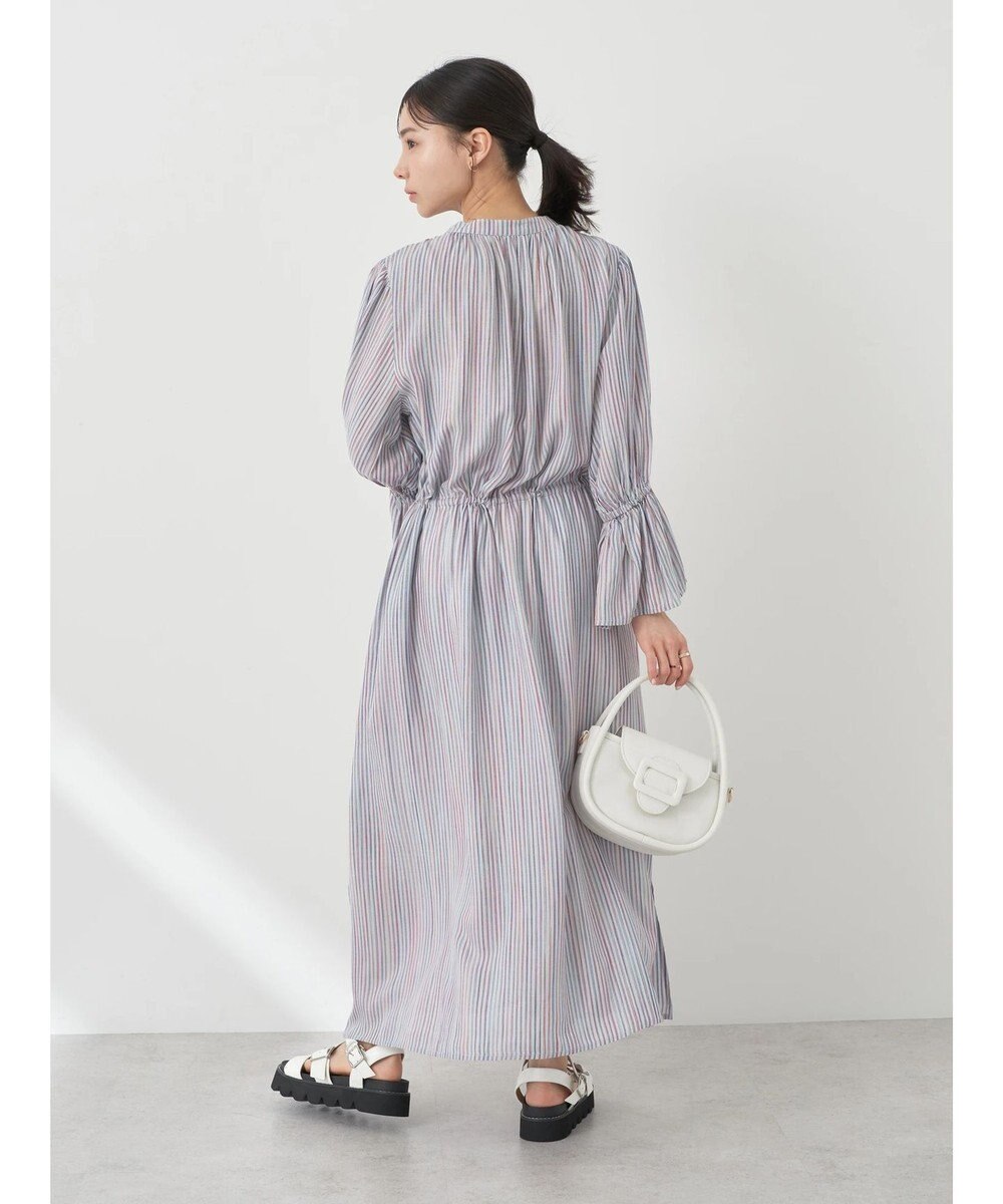 earth music&ecology マルチストライプワンピース 