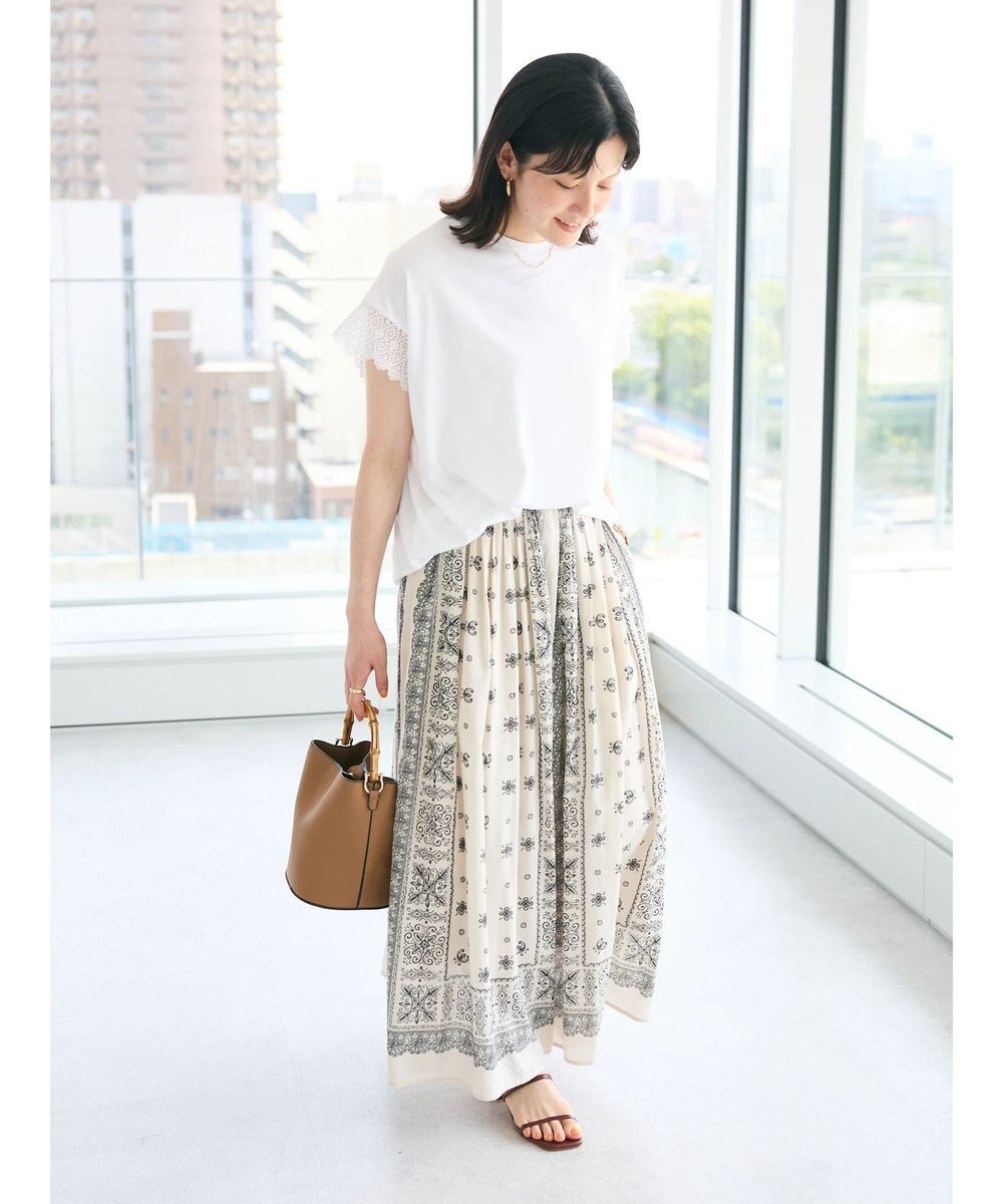 CRAFT STANDARD BOUTIQUE レーススリーブカットプルオーバー 