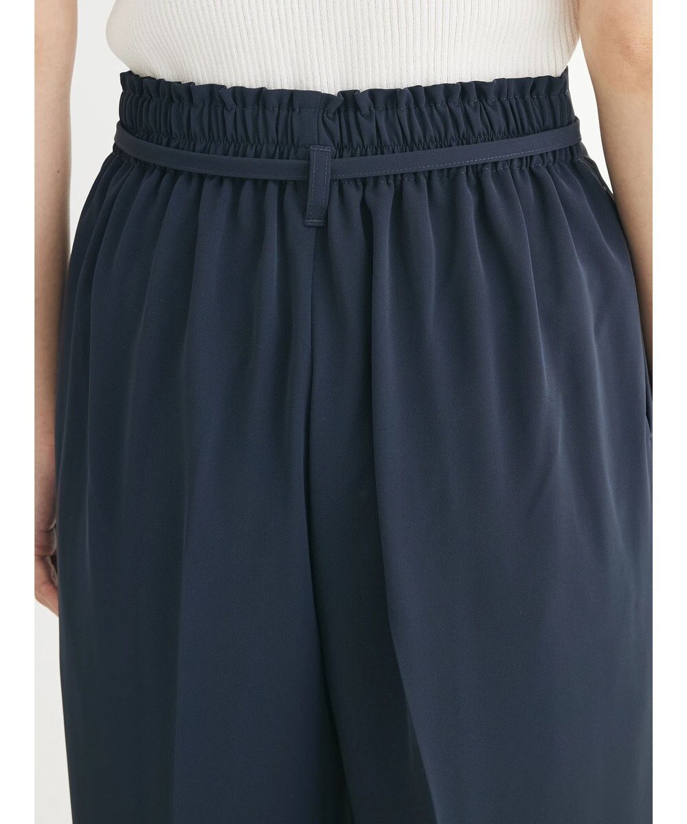 Green Parks きれいシルエットパンツ（ベルト付きとろみワイド） 