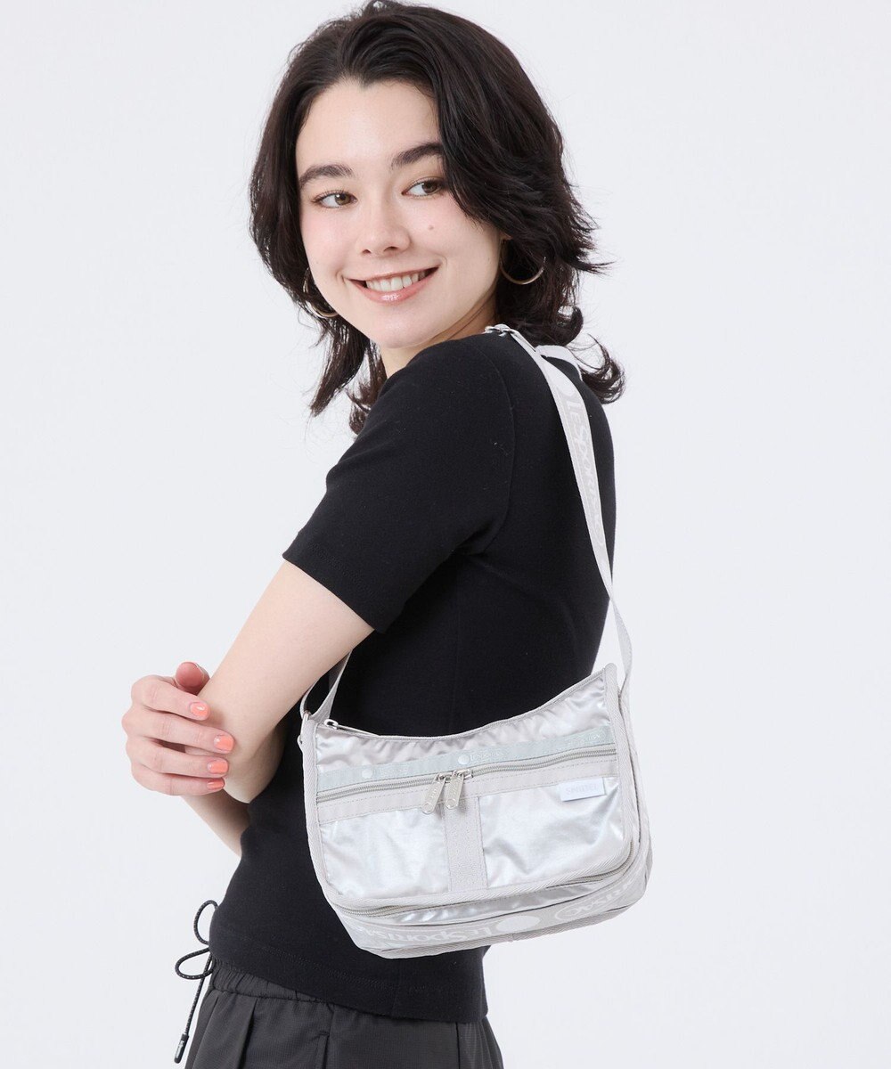 LeSportsac SMALL EVERYDAY BAG MH/ロゴジャガードシルバースナイデル 