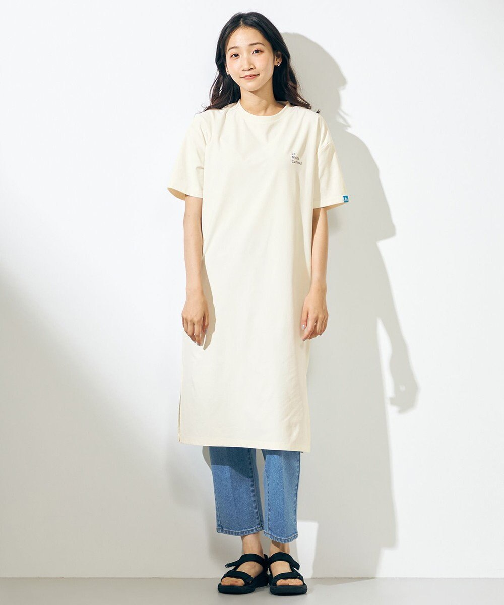 SHARE PARK LADIES センタープレスストレートデニム 