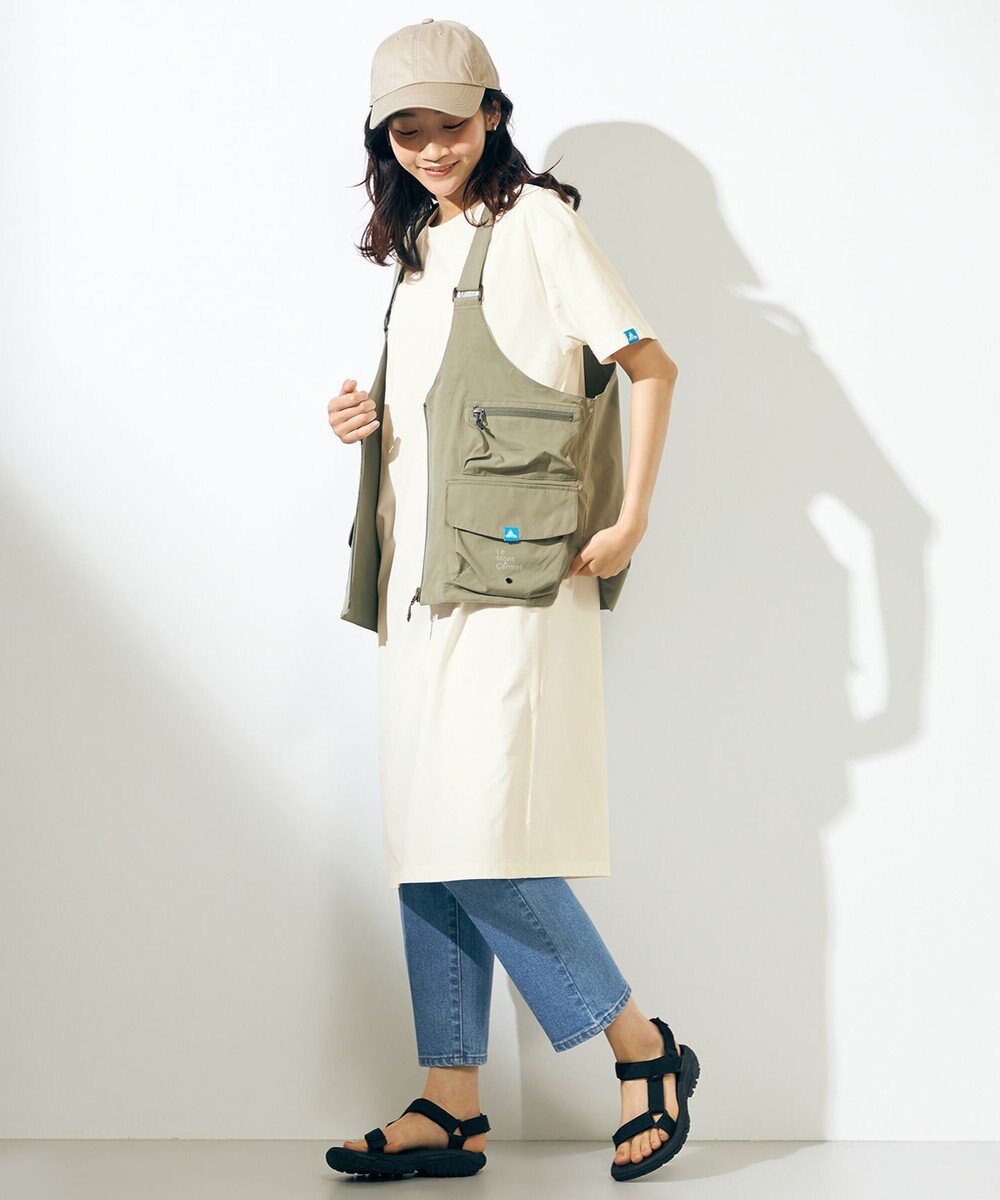 SHARE PARK LADIES センタープレスストレートデニム 