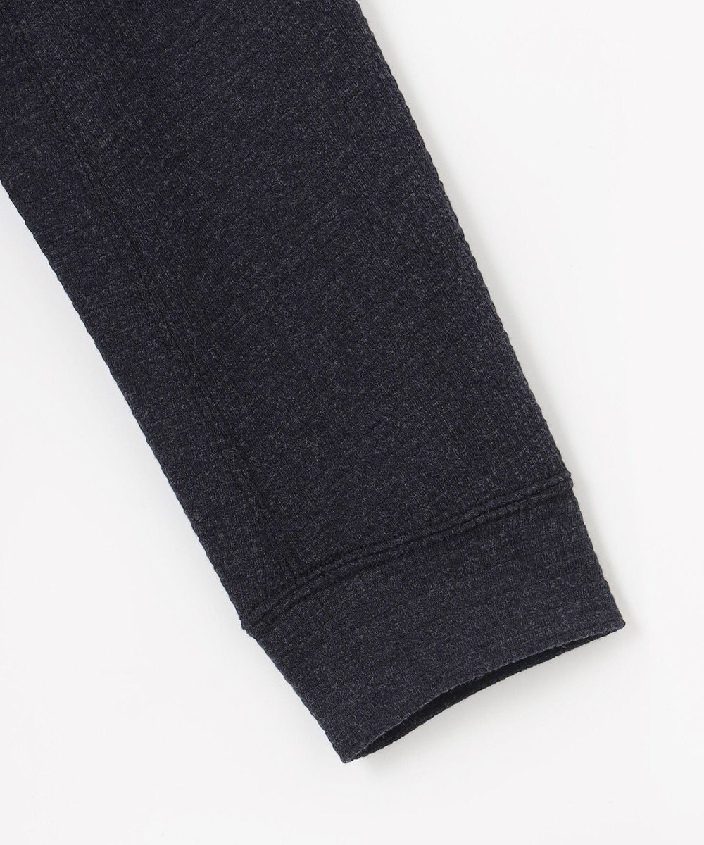 JOSEPH ABBOUD 【ジャージー/ストレッチ/軽量】トップメランジピケ スタンドジップアウター 