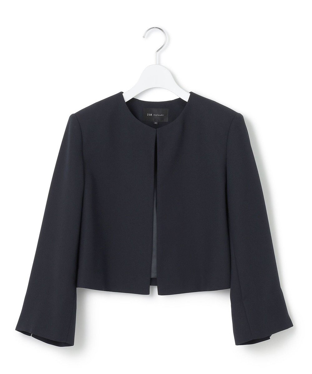 23区 S 【APPLAUDIR】バックサテンジョーゼット ジャケット 