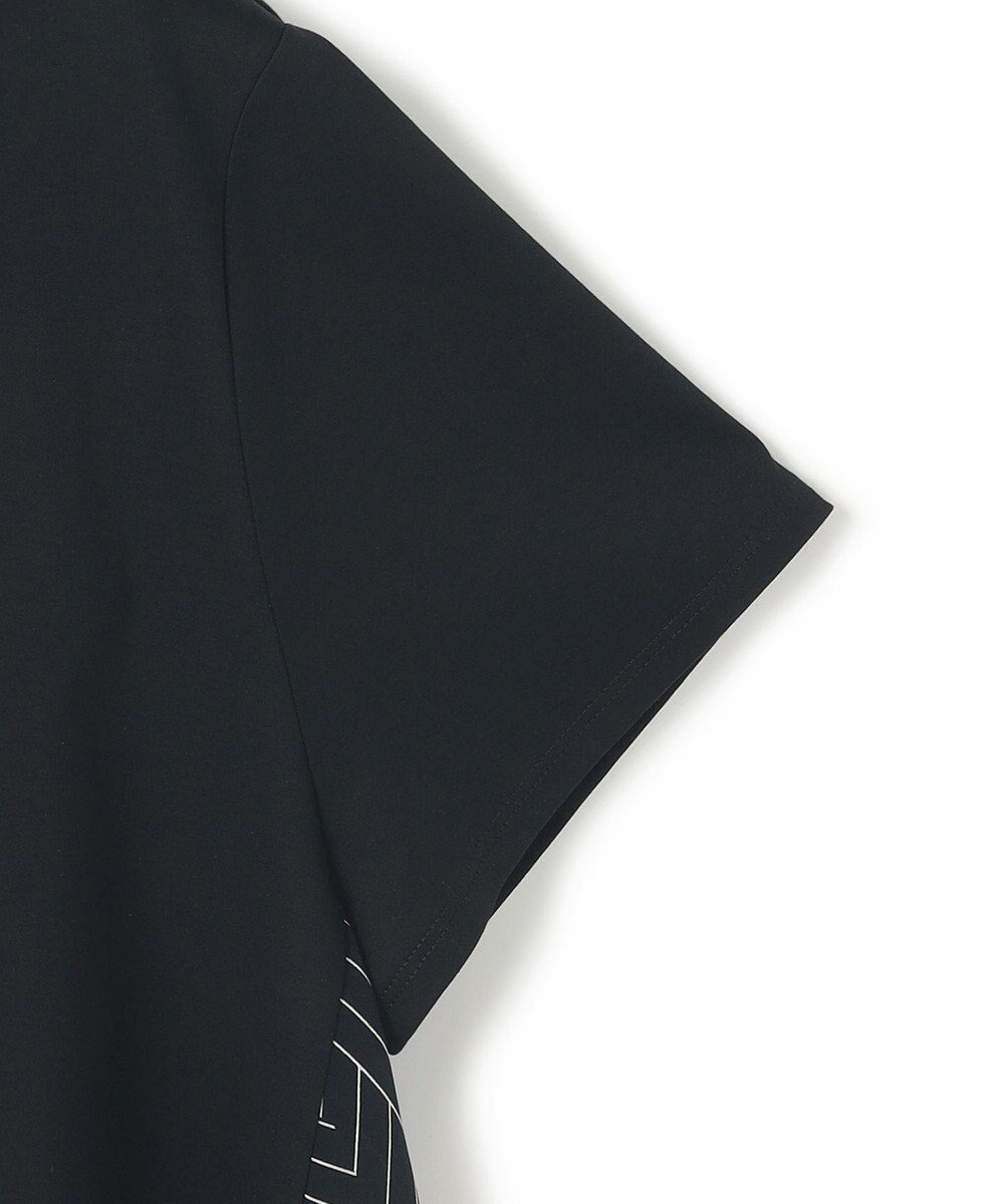 23区 L 【Lサイズ限定/洗える】スカーフプリントコンビ バックフレア カットソー 