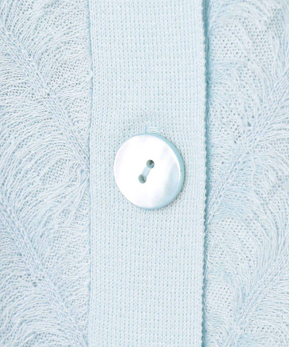 自由区 【カトリエムブーケ】Jacquard coupe ライトカーディガン 