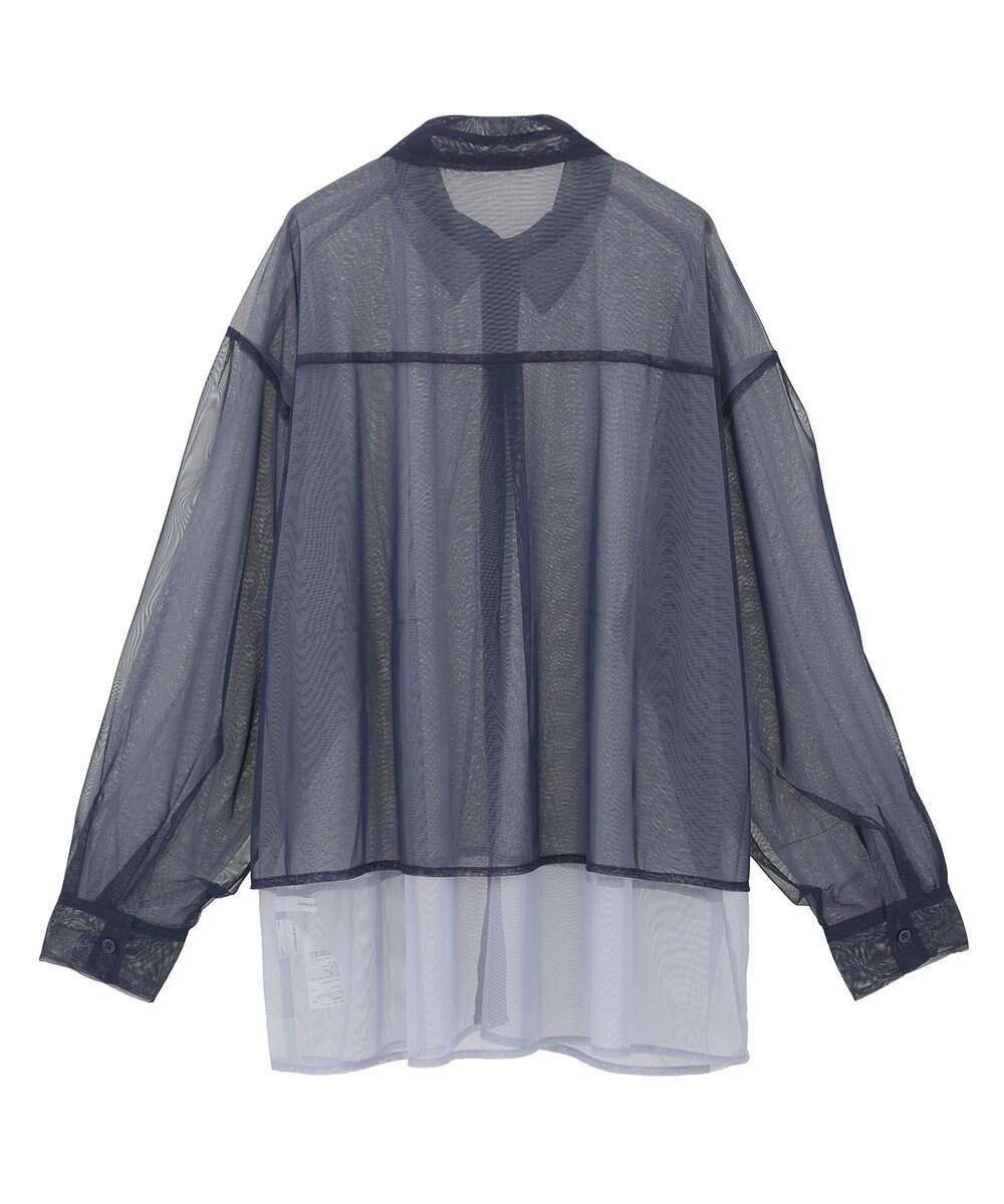 AMERICAN HOLIC シアーレイヤード配色シャツ 
