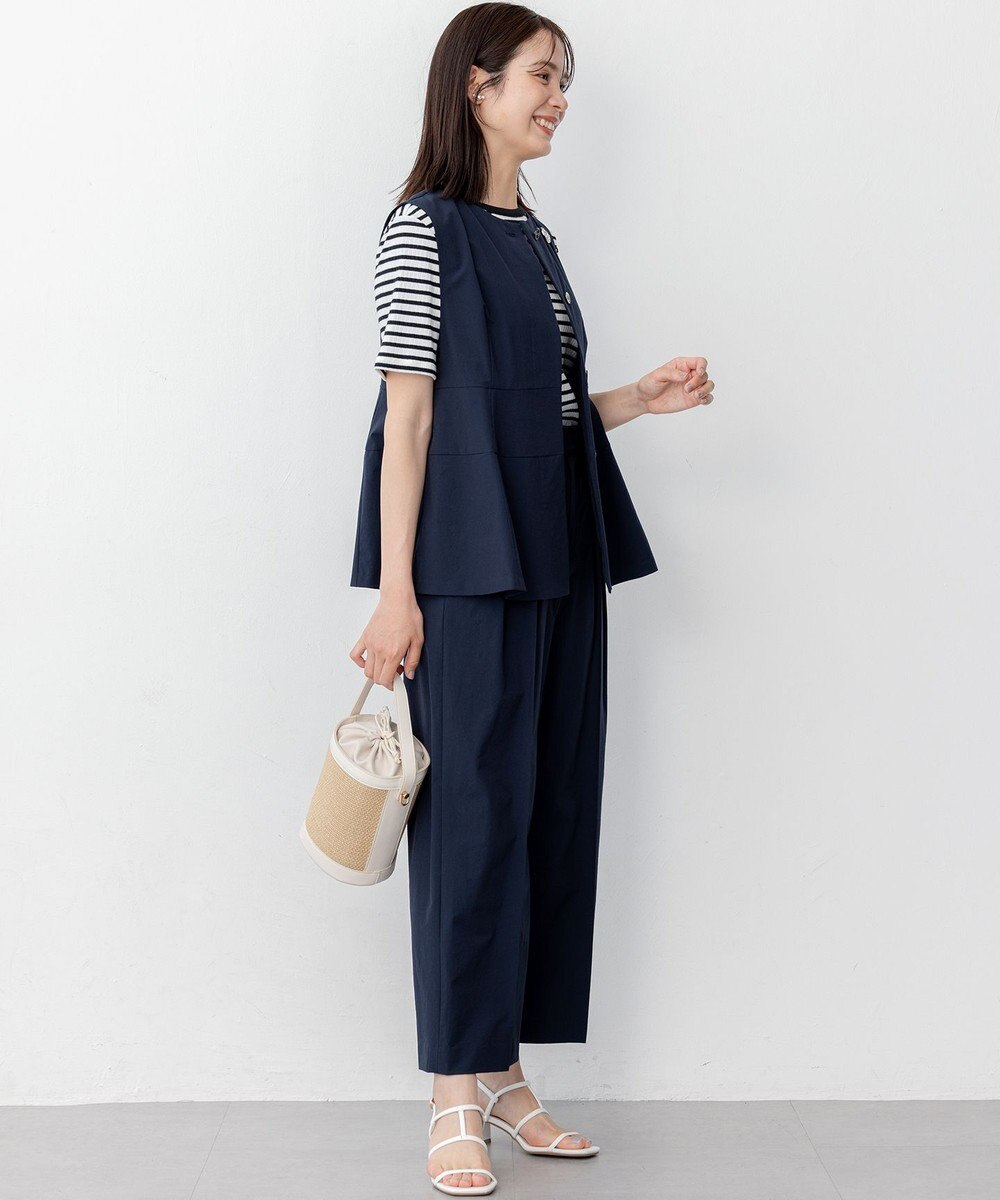 組曲 S スーパーライトストレッチ ワイドパンツ 