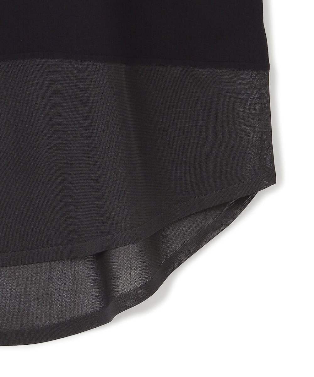 ICB L 【洗える】 ヴィスコースワイド シアーコンビプルオーバー 