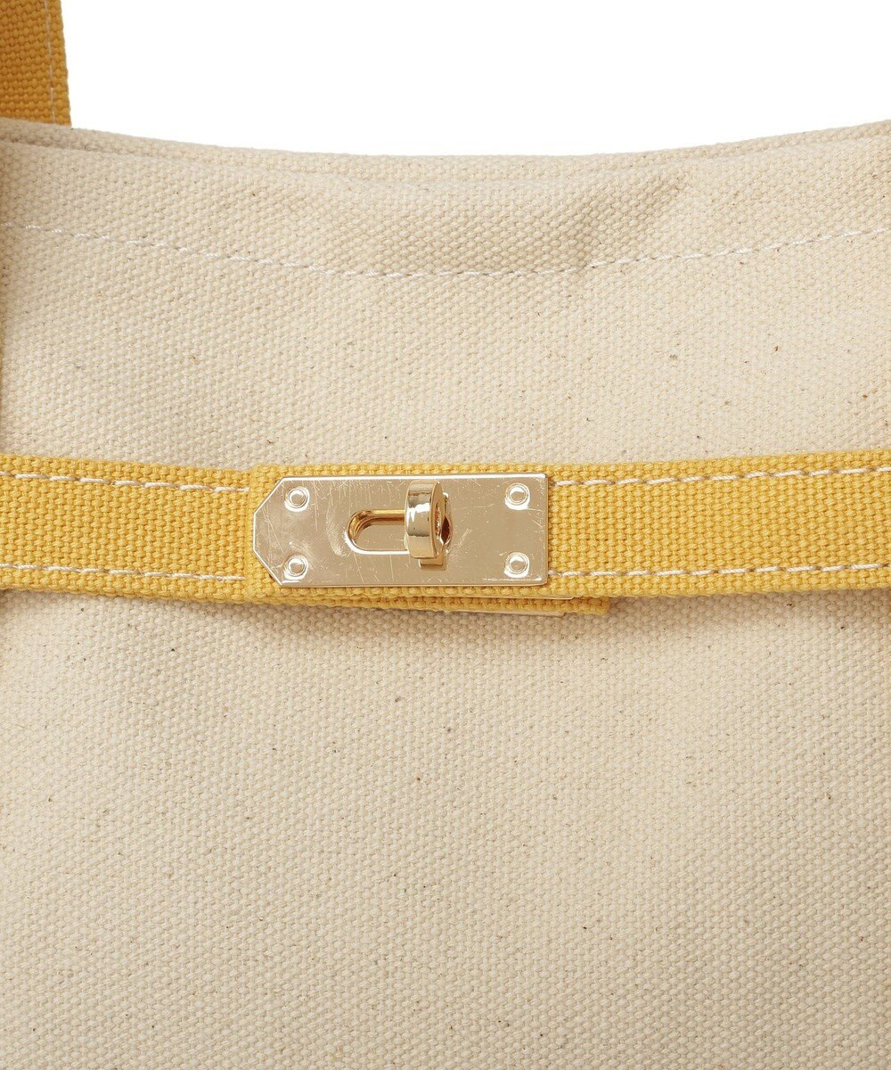 earth music&ecology 【Lサイズ】ベルトキャンバストートバッグ 