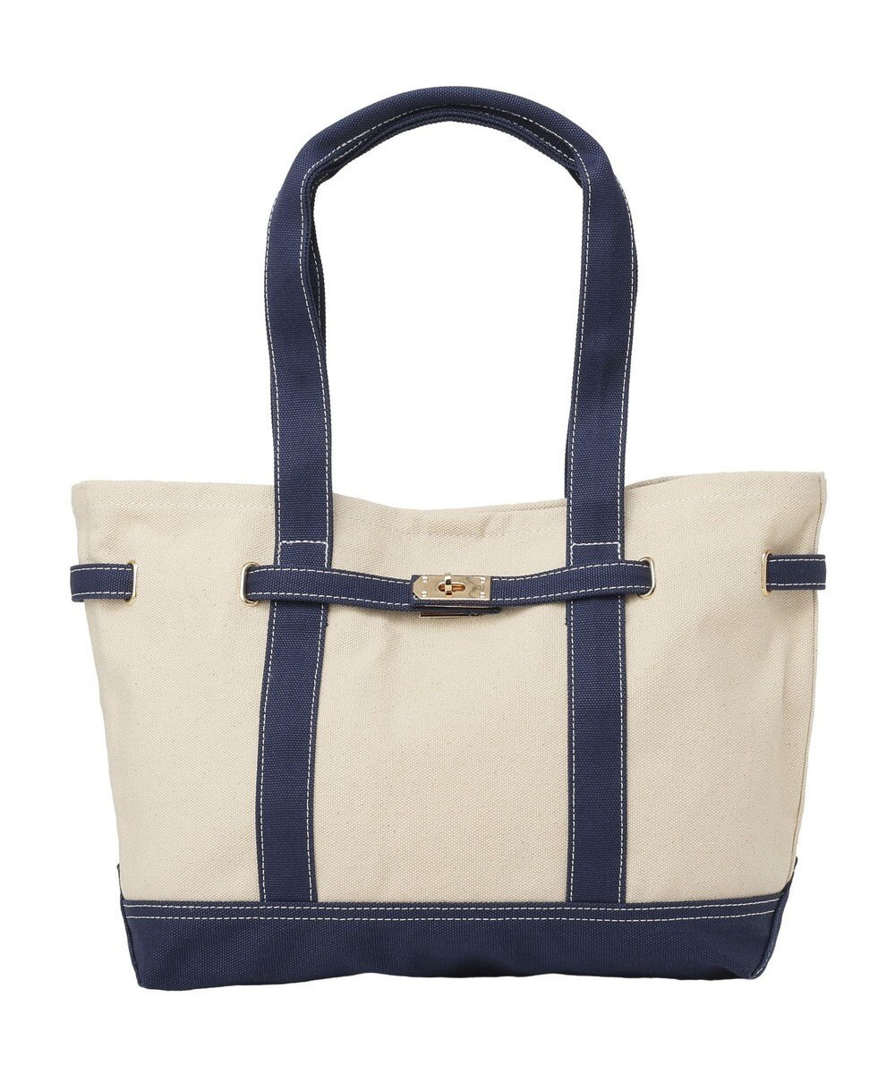 earth music&ecology 【Lサイズ】ベルトキャンバストートバッグ 